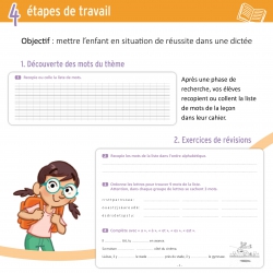 Travailler l’orthographe au CM1 avec le cahier Je réussis mes dictées – Français – JOCATOP