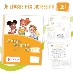 Cahier d’exercices de dictées – niveau CE1 - JOCATOP