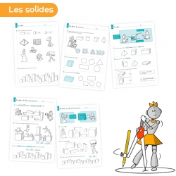 Apprendre la géométrie – Mathématiques CP – Cahier d’exercices de grandeurs et mesures – JOCATOP