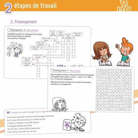 Apprendre et maîtriser la conjugaison – Français CM1 – Cahier d’exercices de grammaire – JOCATOP