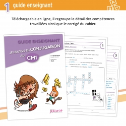 Apprendre et maîtriser la conjugaison – Français CM1 – Cahier d’exercices de grammaire – JOCATOP