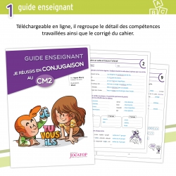 Maîtriser la conjugaison en Français au CM2 – Cahier d’exercices Je réussis en conjugaison – JOCATOP