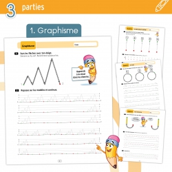 Apprendre le geste d’écriture en Grande Section – Langage – Cycle 1 – Cahier d’écriture – JOCATOP