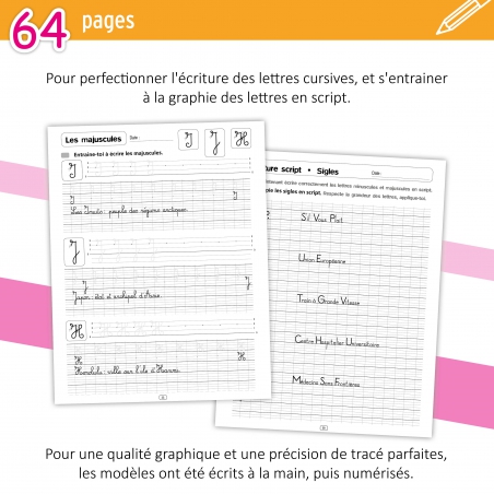 Perfectionner l’écriture – Français CM1 CM2 – Cahier d’exercices d’écriture – Jocatop