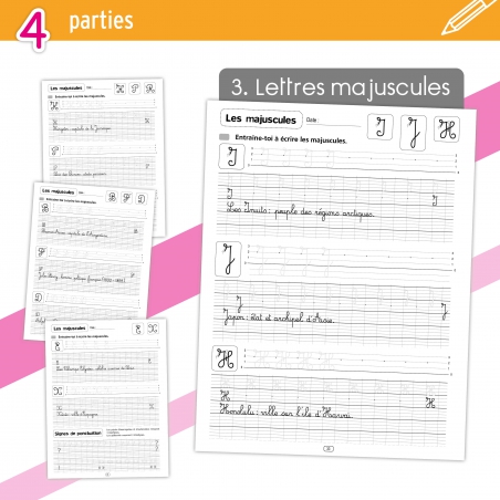 Perfectionner l’écriture – Français CM1 CM2 – Cahier d’exercices d’écriture – Jocatop