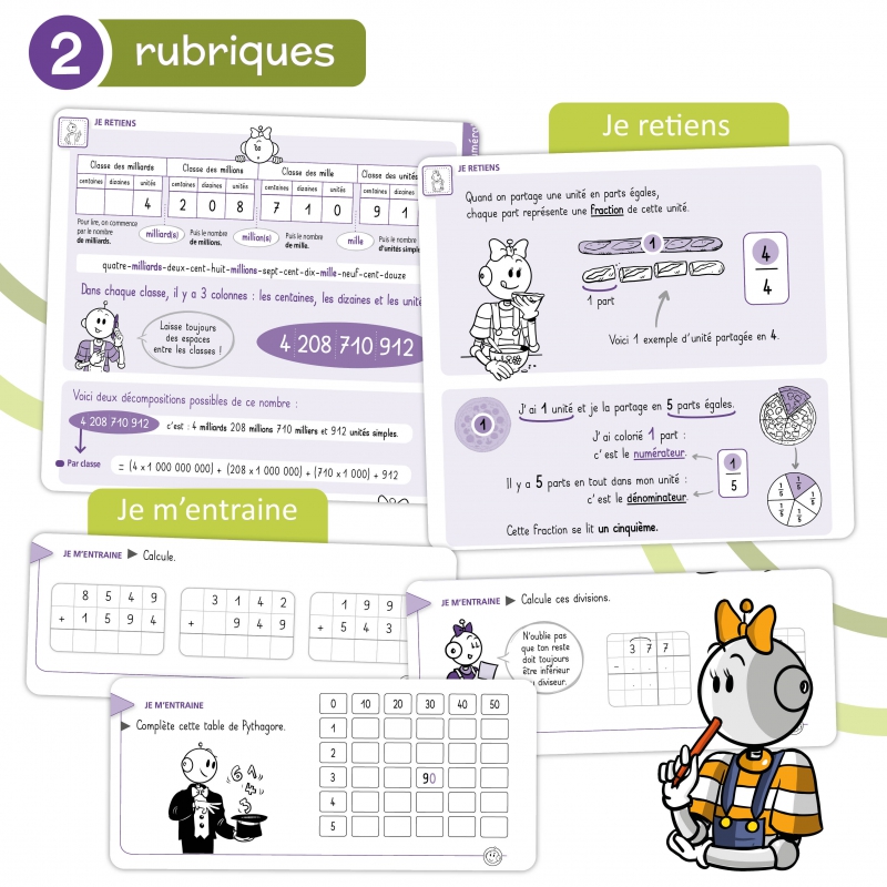 Réviser les Mathématiques CM2 – Cahier Mémo Bout de Gomme | JOCATOP