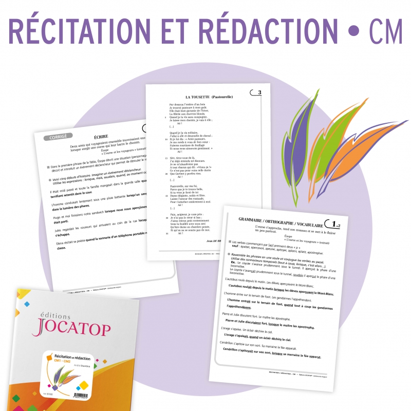 Récitation et rédaction • Cycle 3