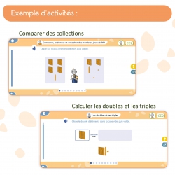 Maîtriser les mathématiques  en CE2 – Application interactive – Nombres et calculs, Géométrie, Mesures & Problèmes