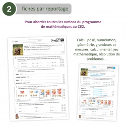 Rallyes de mathématiques CE2 – Calcul, Numération, Logique – Classeur photocopiable – Jocatop
