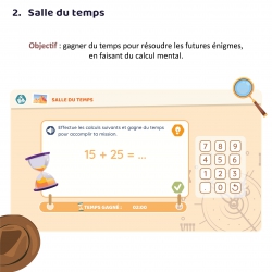 Maths CE2 – Escape Game éducatif interactif – Nombres, Géométrie, Grandeurs & Problèmes – Application pédagogique – JOCATOP