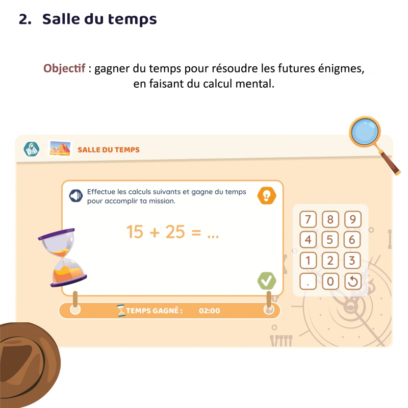 Maths CE2 – Escape Game éducatif interactif – Nombres, Géométrie, Grandeurs & Problèmes – Application pédagogique – JOCATOP