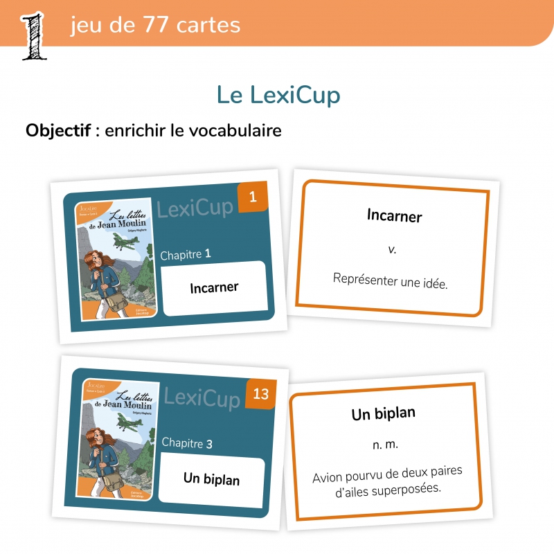 Les lettres de Jean Moulin – Lecture suivie et compréhension – CM1 / CM2 – Dossier pédagogique – JOCATOP