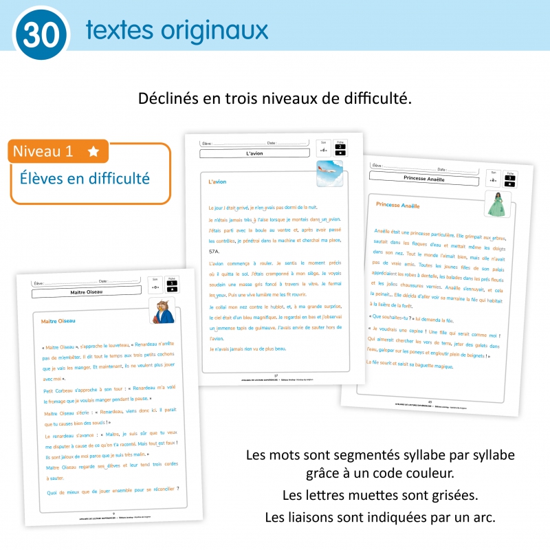 Ateliers de lecture différenciée pour le CE1 et CE2