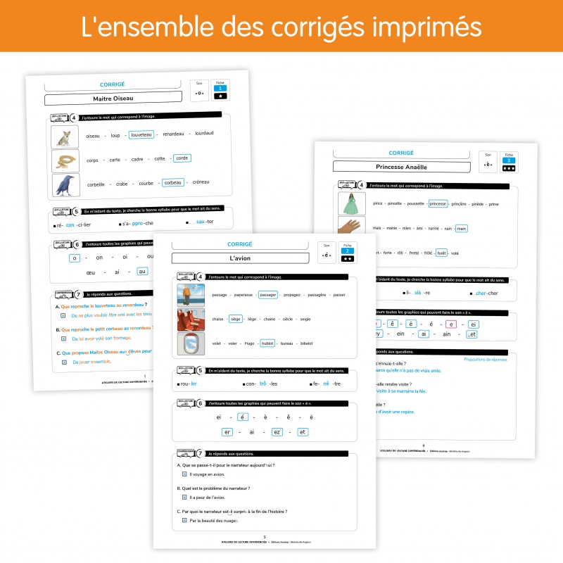 Ateliers de lecture différenciée pour le CE1 et CE2