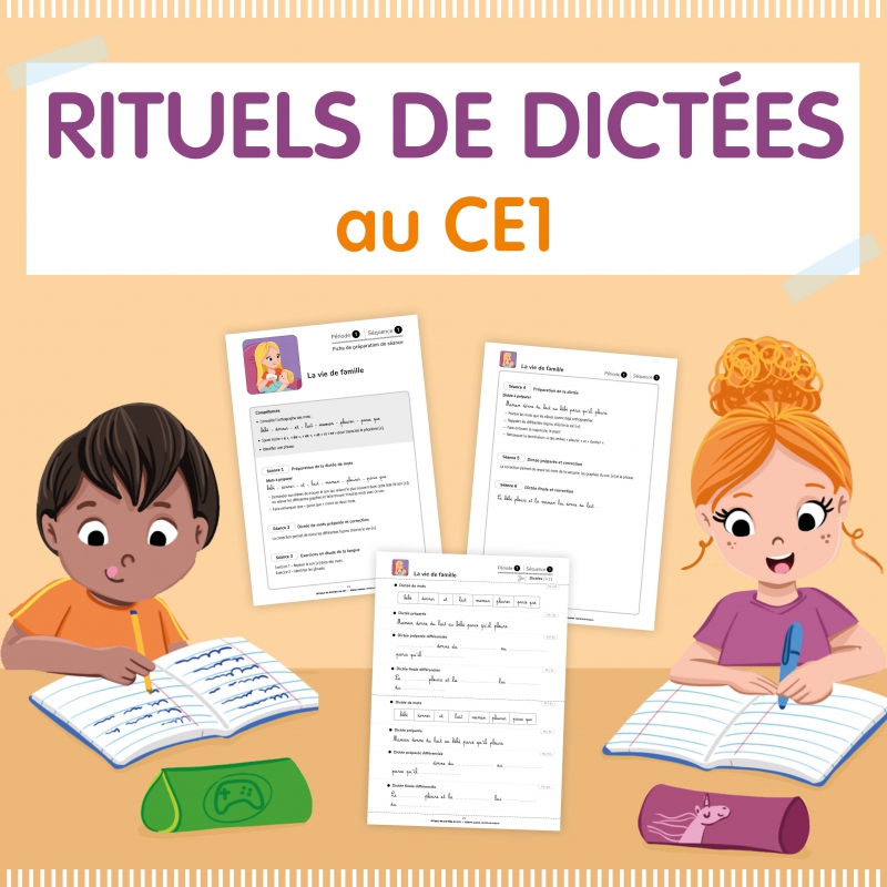 Rituels de dictées au CE1