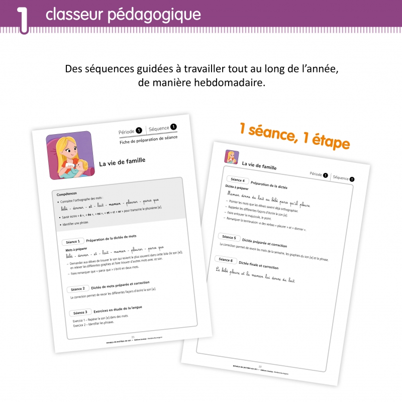 Rituels de dictées au CE1