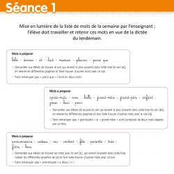 Rituels de dictées au CE1