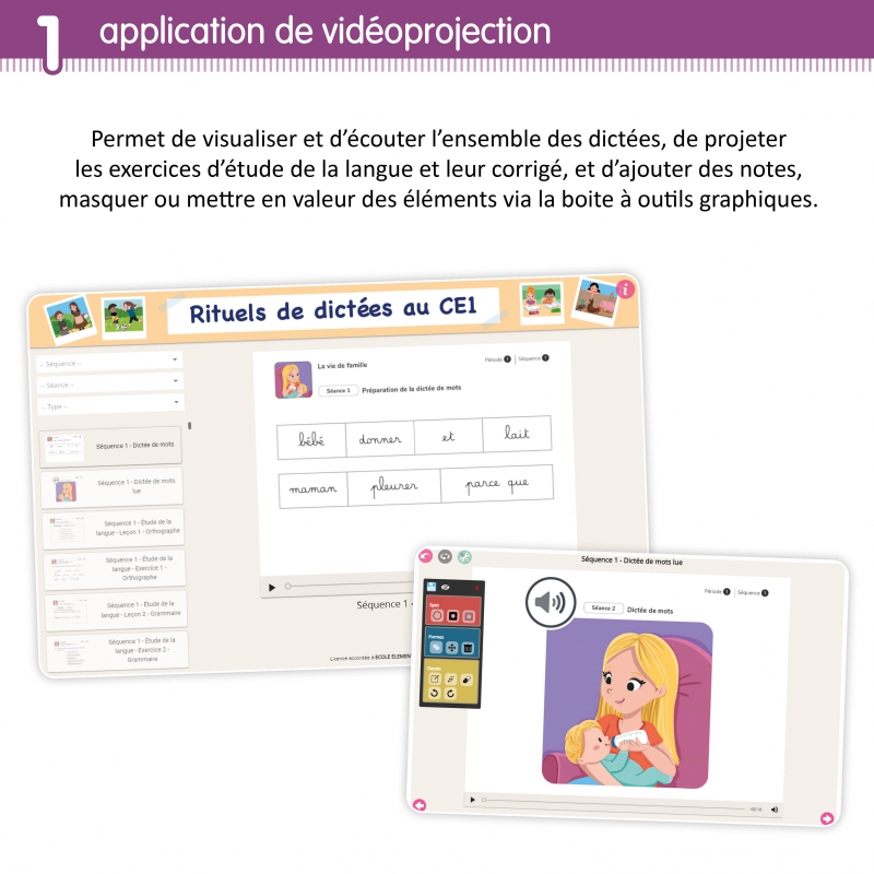 Rituels de dictées au CE1