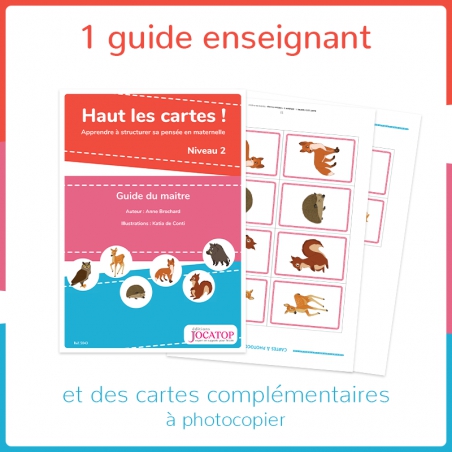 Structurer sa pensée – Mathématiques – MS – Mallette pédagogique Haut les cartes ! – JOCATOP