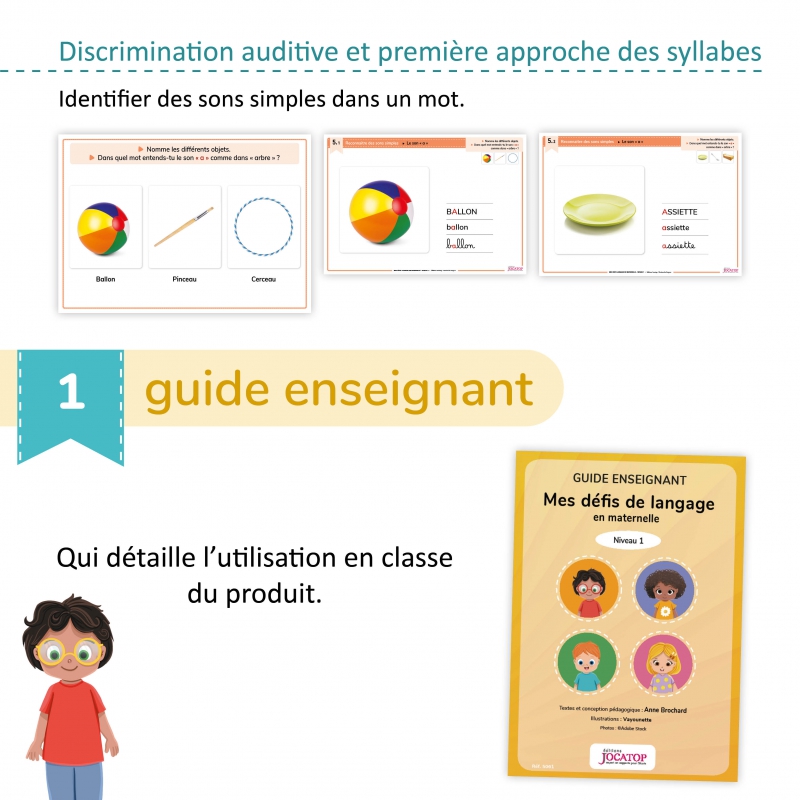 Développer le langage – Français – Cycle 2 – Mallette pédagogique – Jocatop