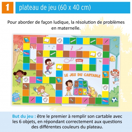 Jeu éducatif – Questionner le monde – GS – Cartable des énigmes – JOCATOP