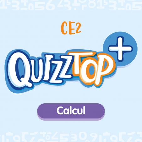 Application maths classe de CE2 : Quizztop+ • Calcul – Mathématiques CE2 – Application calcul – JOCATOP