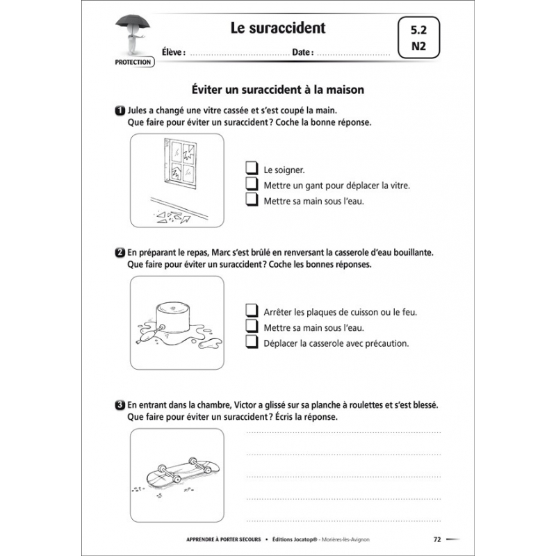 Exemple de fiche Élève