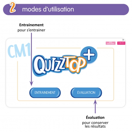 Application interactive de calcul – Mathématiques – CM1 – Soutien en calcul – Outil pédagogique – JOCATOP