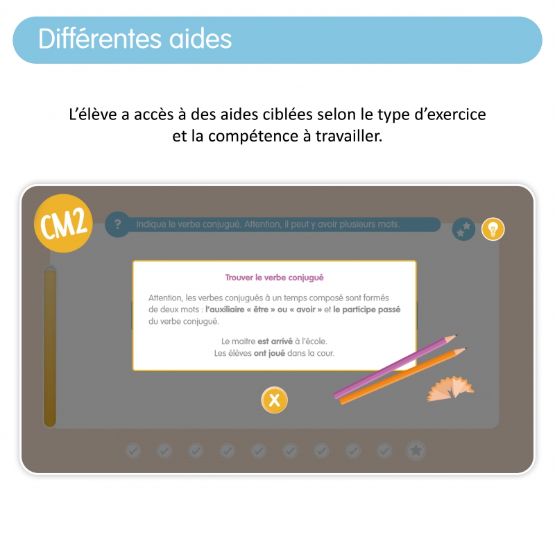 Application de conjugaison pour le CM1 et CM2 – Français – Conjugaison – Ressource interactive – JOCATOP
