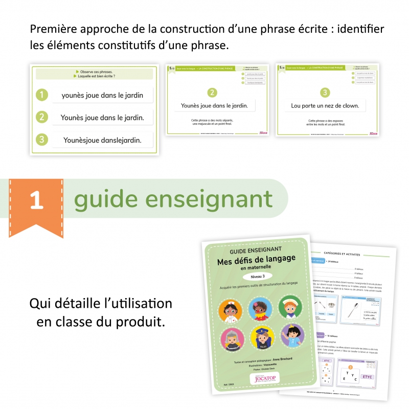 Mes défis de langage – Ressources pédagogiques Grande Section Maternelle