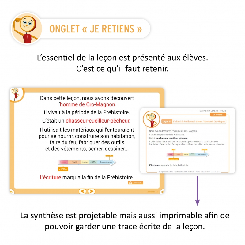 Questionner le temps • Cycle 2 • Les Leçons Interactives