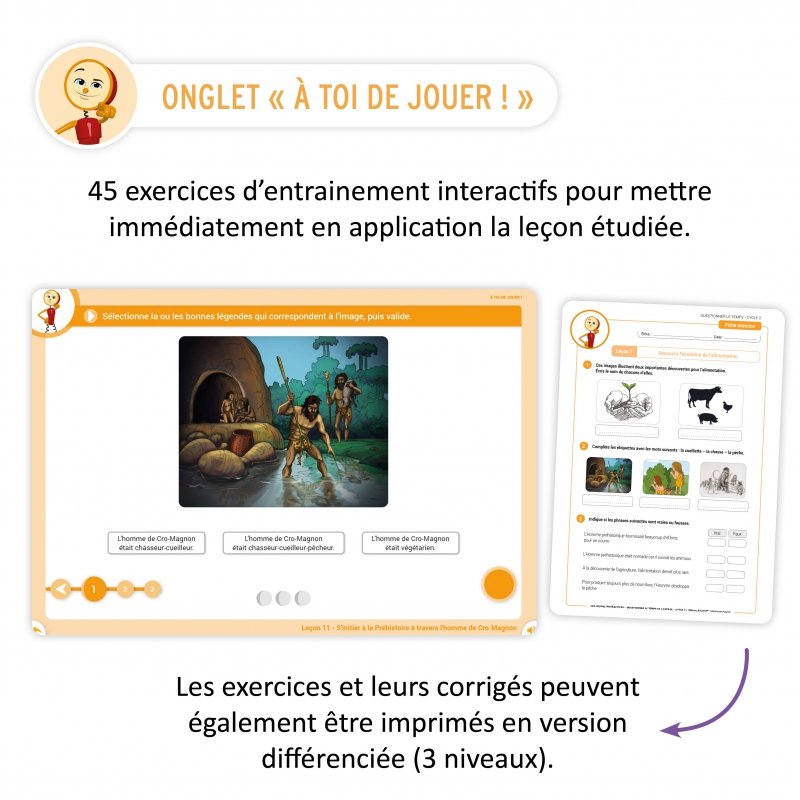 Questionner le temps • Cycle 2 • Les Leçons Interactives