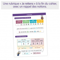 Numération et nombres – Mathématiques CM2 – Cahier Bout de Gomme – JOCATOP