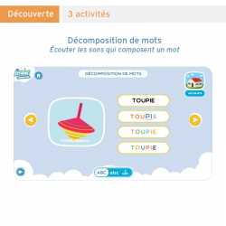 Découvrir la composition des mots – Lecture & décodage – CP & CE1 – Application interactive pédagogique – JOCATOP