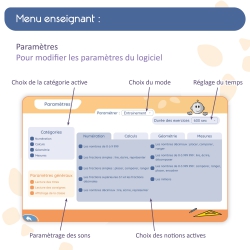 Mathématiques – Nombres et calculs, Géométrie, Mesures & Résolution de problèmes – Application éducative CM1 – JOCATOP