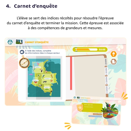Nombres et calculs, géométrie & résolution de problèmes – Maths – CM1 & CM2 – Application interactive numéraire – JOCATOP
