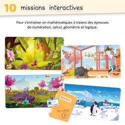 Nombres et calculs, géométrie & résolution de problèmes – Maths – CM1 & CM2 – Application interactive numéraire – JOCATOP