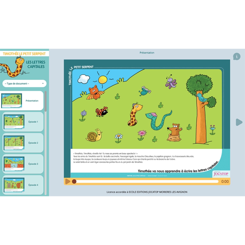 Timothée • Les lettres capitales