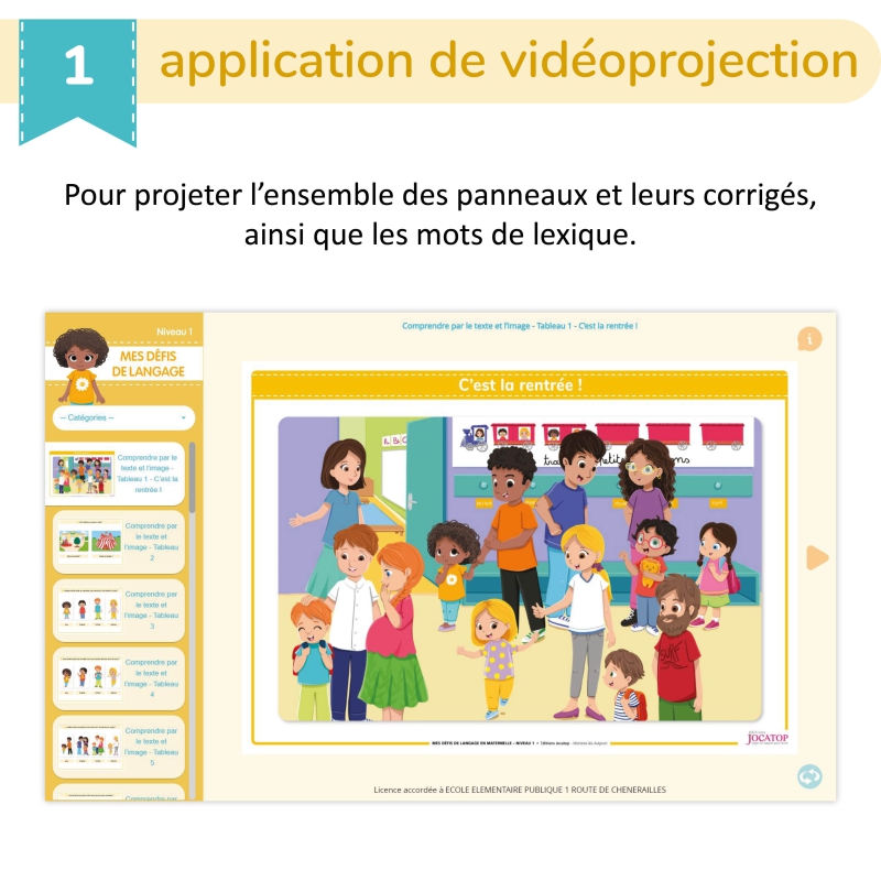 Développer le langage – Français – Cycle 2 – Mallette pédagogique – Jocatop