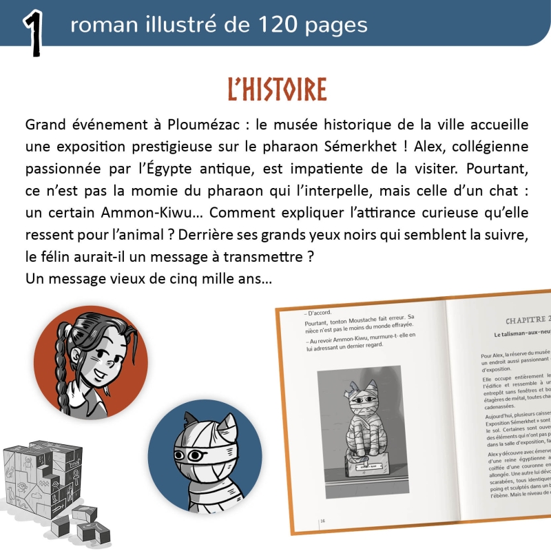 La Momie d’Ammon Kiwù – Développer la compréhension en lecture – CM1 – Roman pédagogique – JOCATOP