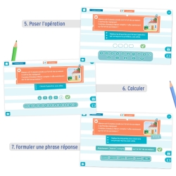 Résolution de problèmes – Application maths CP – Professeur des écoles – Numérique éducatif