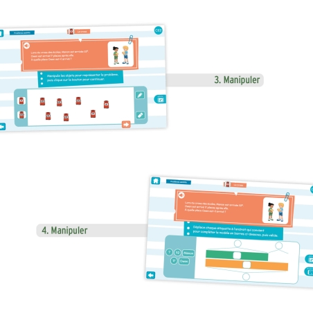 Application résolution de problèmes CE2 – Mathématiques – Application interactive – JOCATOP