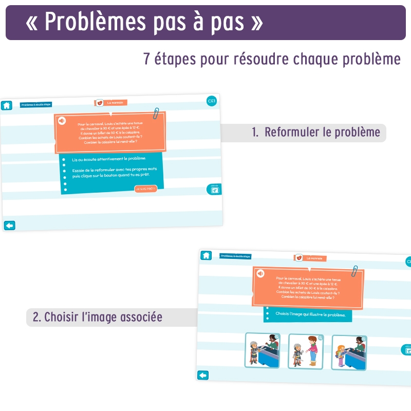 Résolution de problèmes en mathématiques – Application maths CE1 – Professeur des écoles – JOCATOP