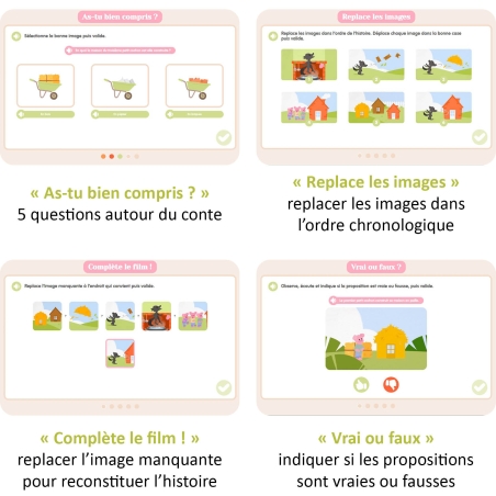 Développer le langage oral et le lexique – Français – Cycle 1 (PS, MS, GS) – Application interactive – JOCATOP