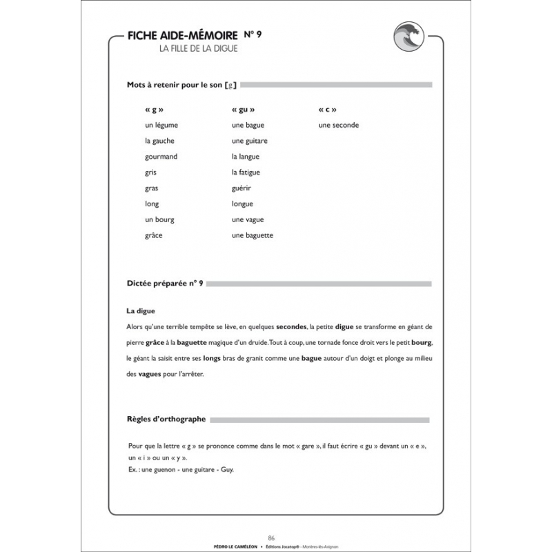Exemple de fiche Élève