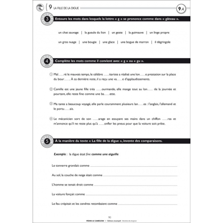 Exemple de fiche Élève