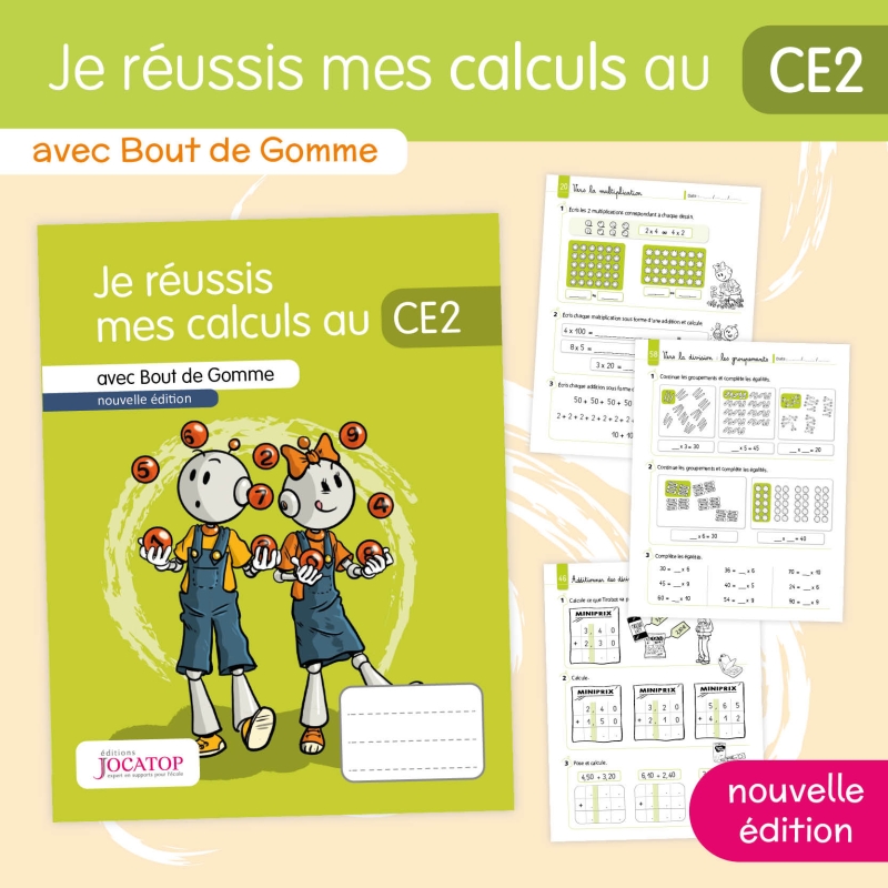 Calcul mental et maîtrise des opérations – Mathématiques – niveau CE2