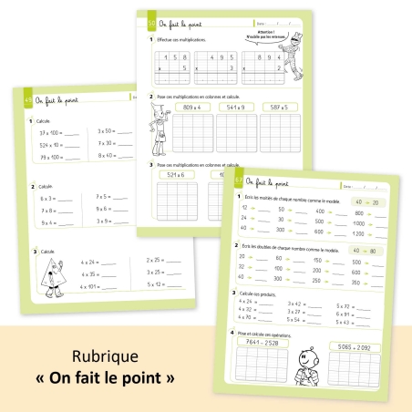 Calcul mental et maîtrise des opérations – Mathématiques – niveau CE2