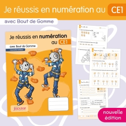 Numération – Mathématiques – niveau CE1 – Cahier d’exercices Bout de Gomme