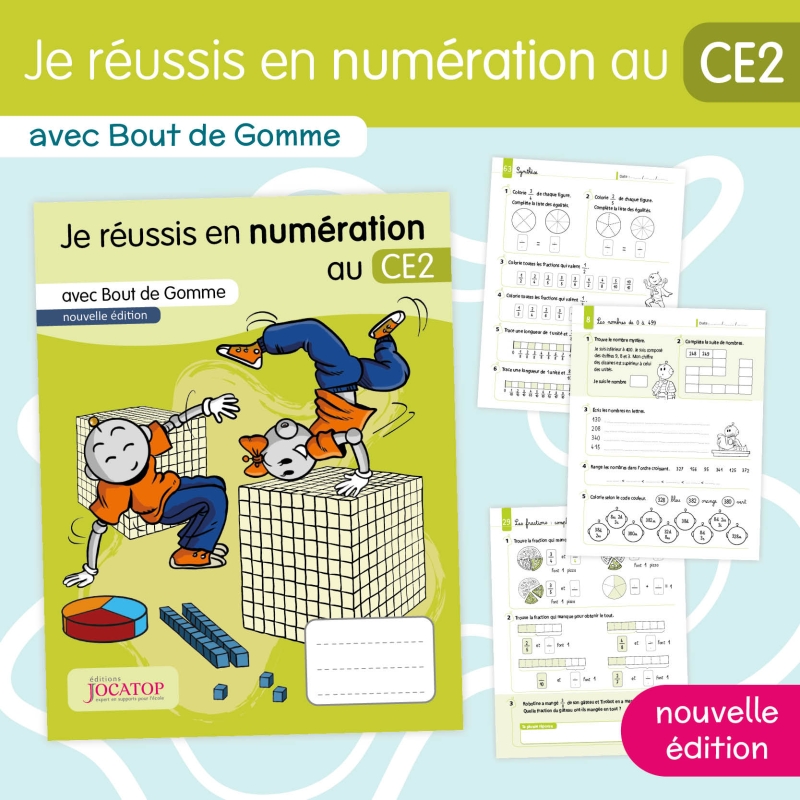 Numération – Mathématiques – Niveau CE2 – Cahier d’exercices pour professeur des écoles
